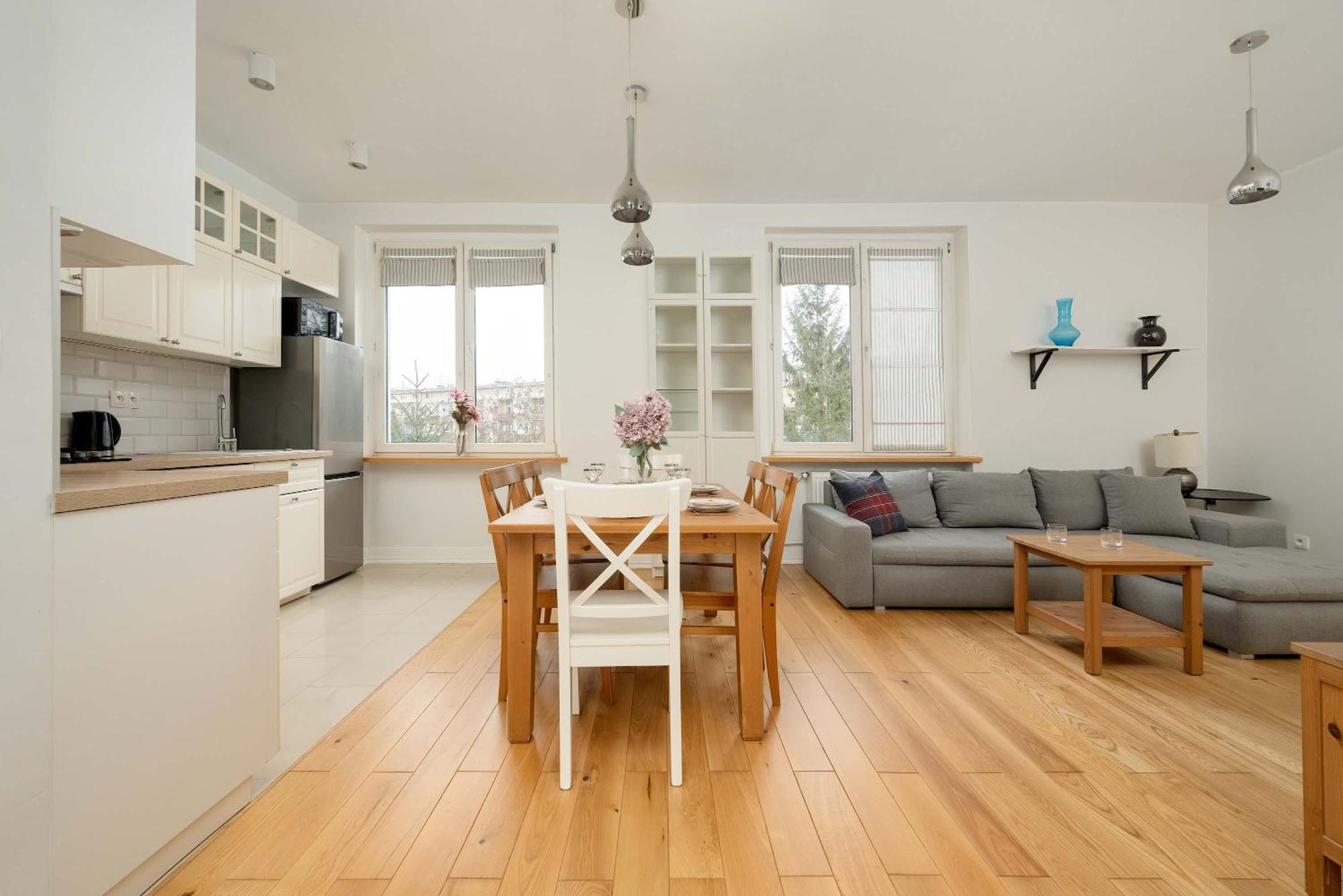 Pawlowa Stylish Apartment With Balcony & Home Office Wroclaw By Noclegi Renters Екстер'єр фото
