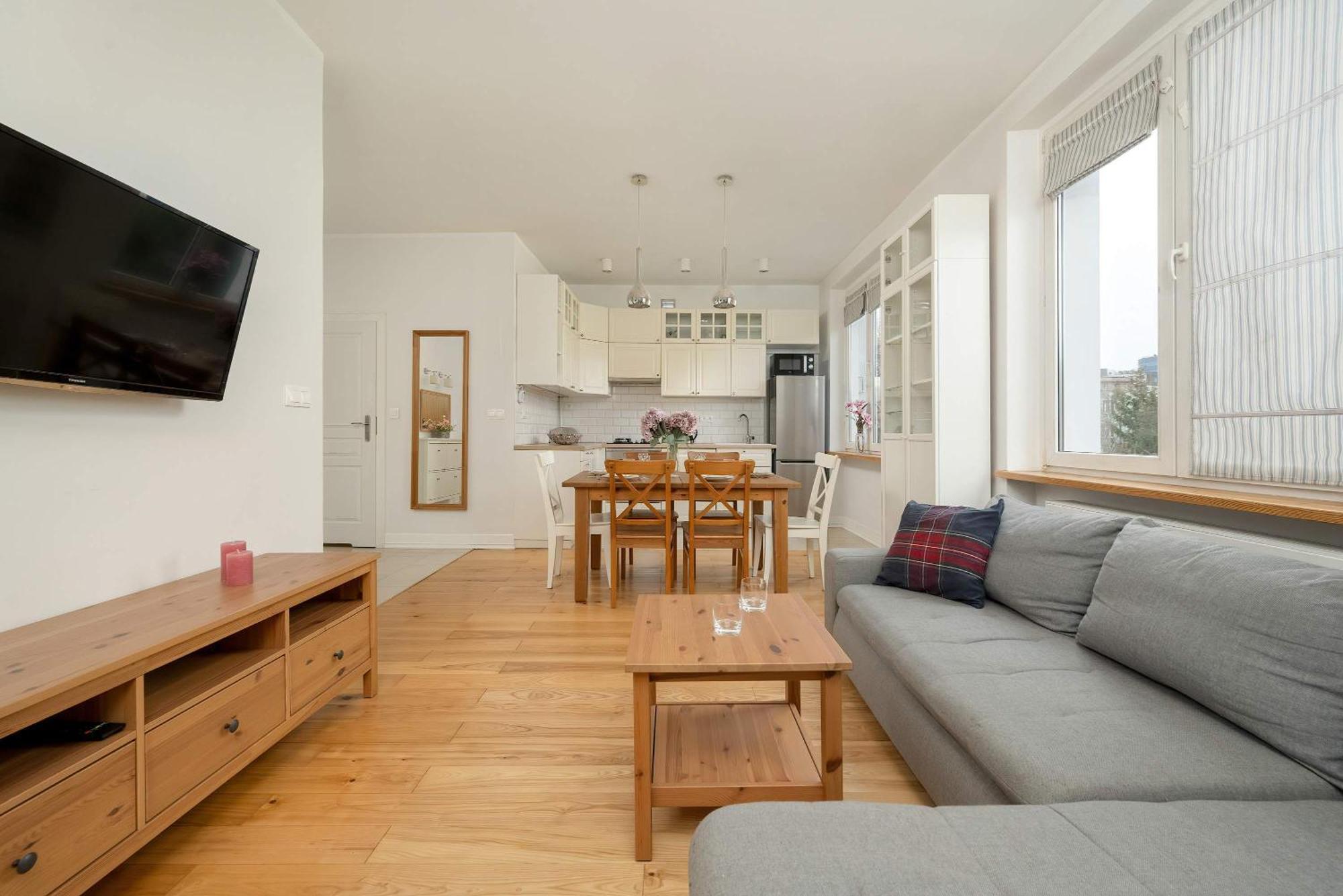 Pawlowa Stylish Apartment With Balcony & Home Office Wroclaw By Noclegi Renters Екстер'єр фото
